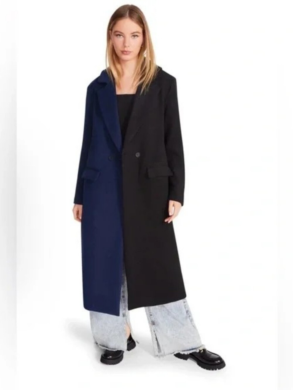 Steve Madden Caroline Colorblock Coat